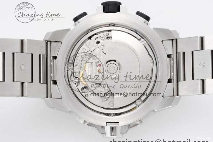 MIROTIME 0205 EasyCare Aquatimer Chrono SS V6SF 1:1 Best Edition Gray Dial on SS Bracelet A 7035